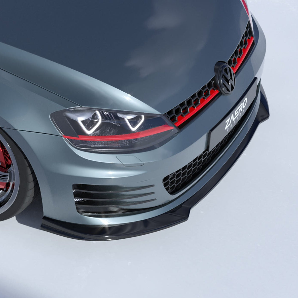 Zaero Design EVO-1 Front Lip/Splitter for Volkswagen Golf GTI MK7 2013-2017