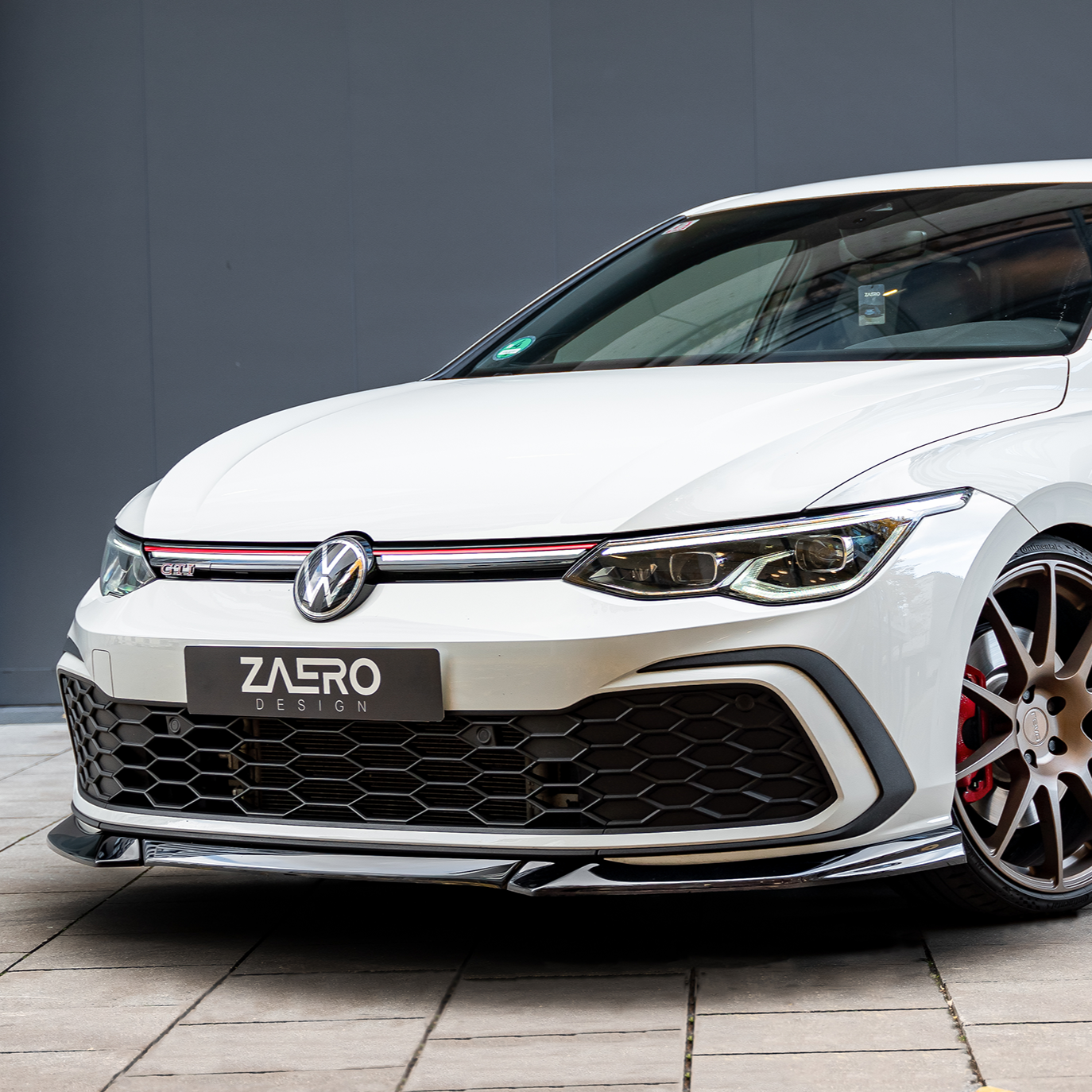 Zaero Design EVO-1 Front Lip/Splitter for Volkswagen Golf GTI MK8 2021+