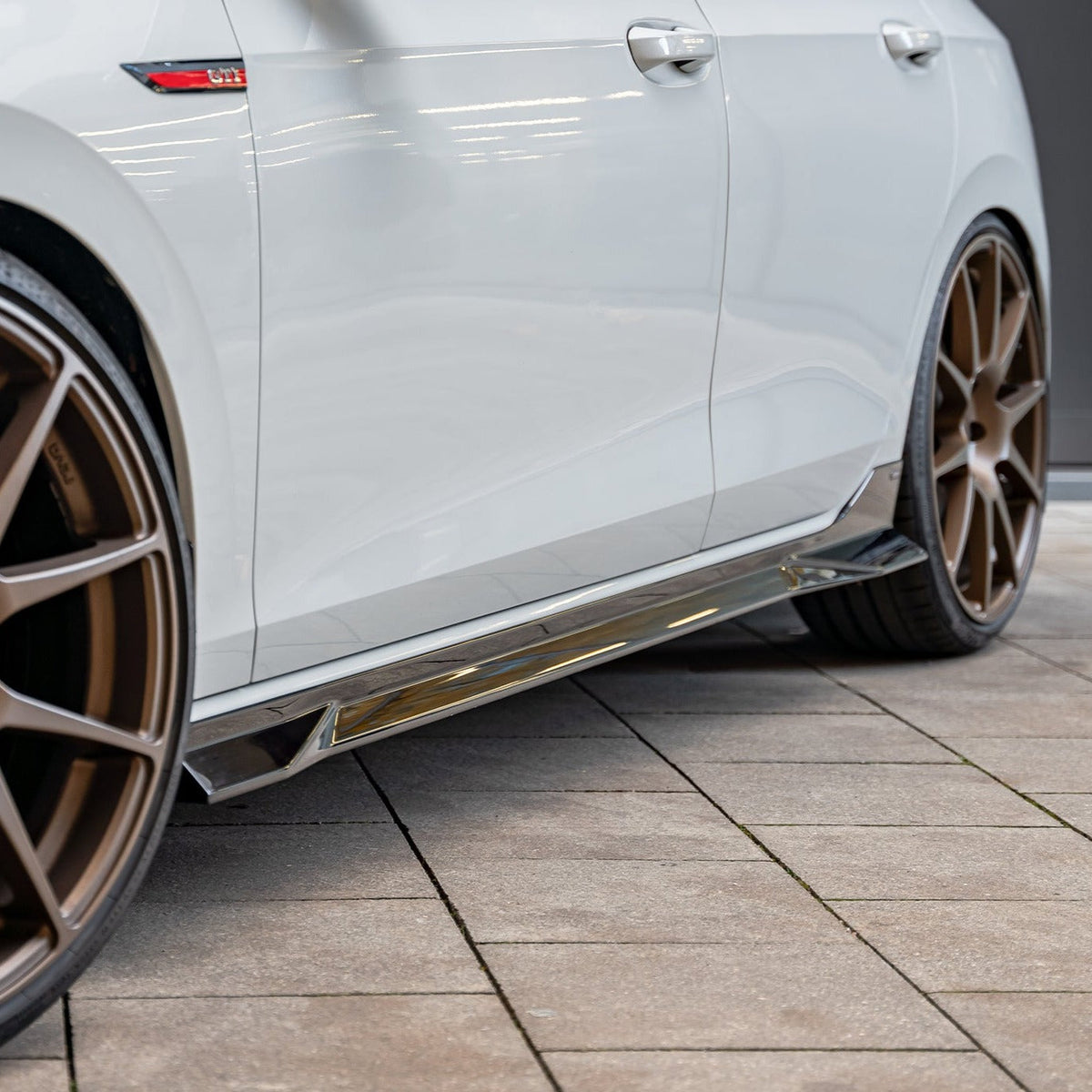 Zaero Design EVO-1 Side Splitters for Volkswagen Golf TSI, GTI &amp; R MK8 / MK8.5 2021+