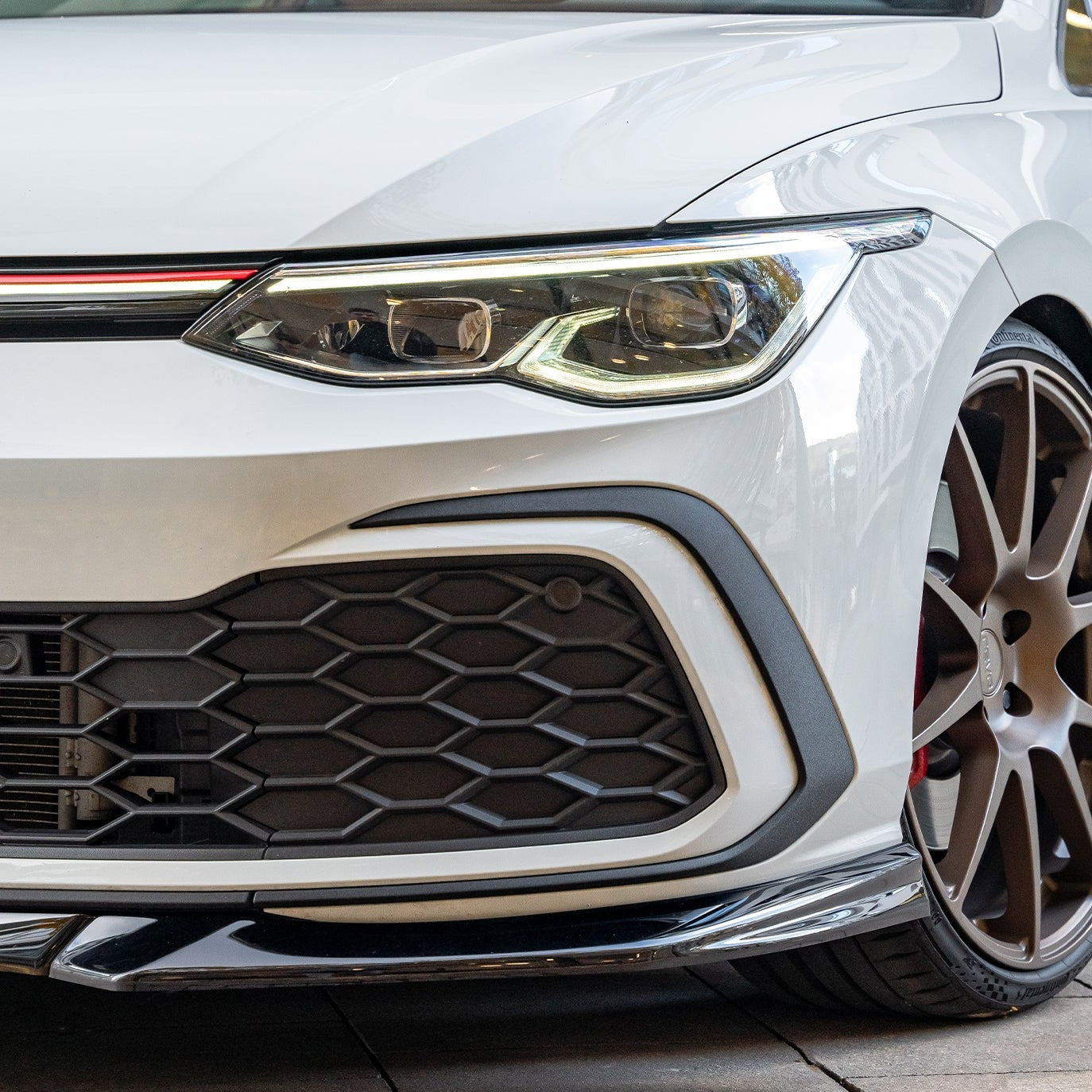 Zaero Design EVO-1 Front Lip/Splitter for Volkswagen Golf GTI MK8 2021+