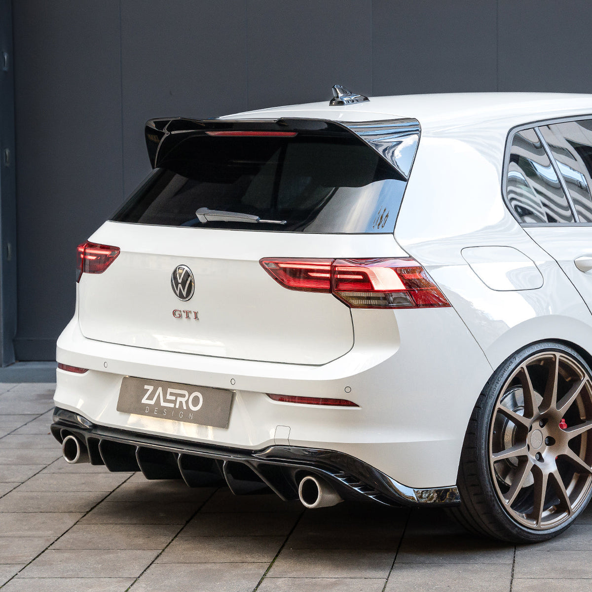 Zaero Design EVO-1 Rear Diffuser for Volkswagen Golf GTI MK8 / MK8.5 2021+