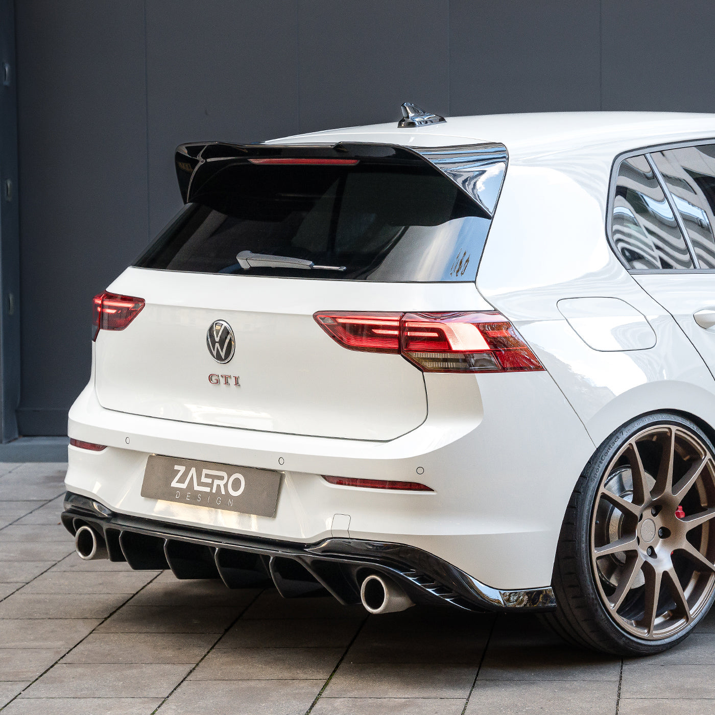 Zaero Design EVO-1 Rear Diffuser for Volkswagen Golf GTI MK8 / MK8.5 2021+