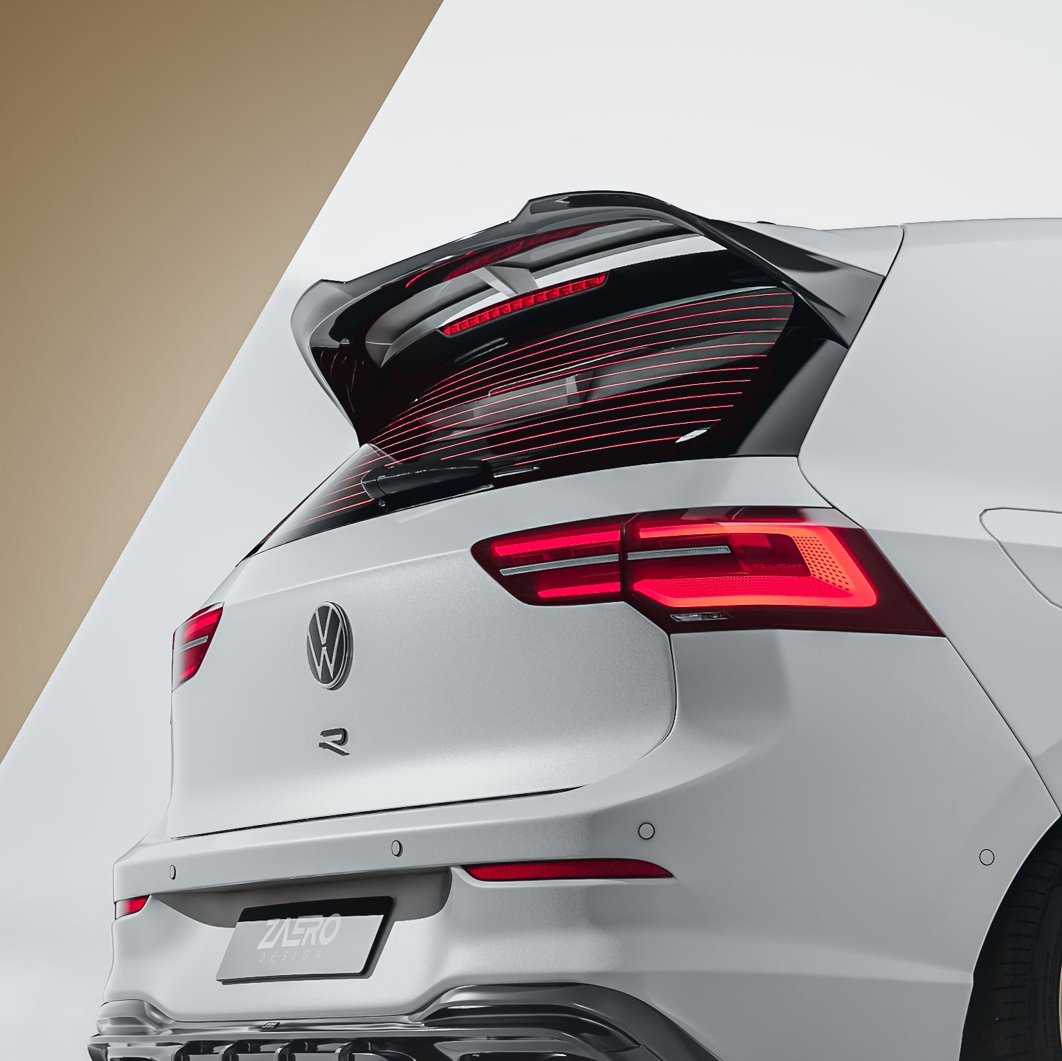 Zaero Design EVO-1 Rear Spoiler for Volkswagen Golf R MK8 / MK8.5 2021+