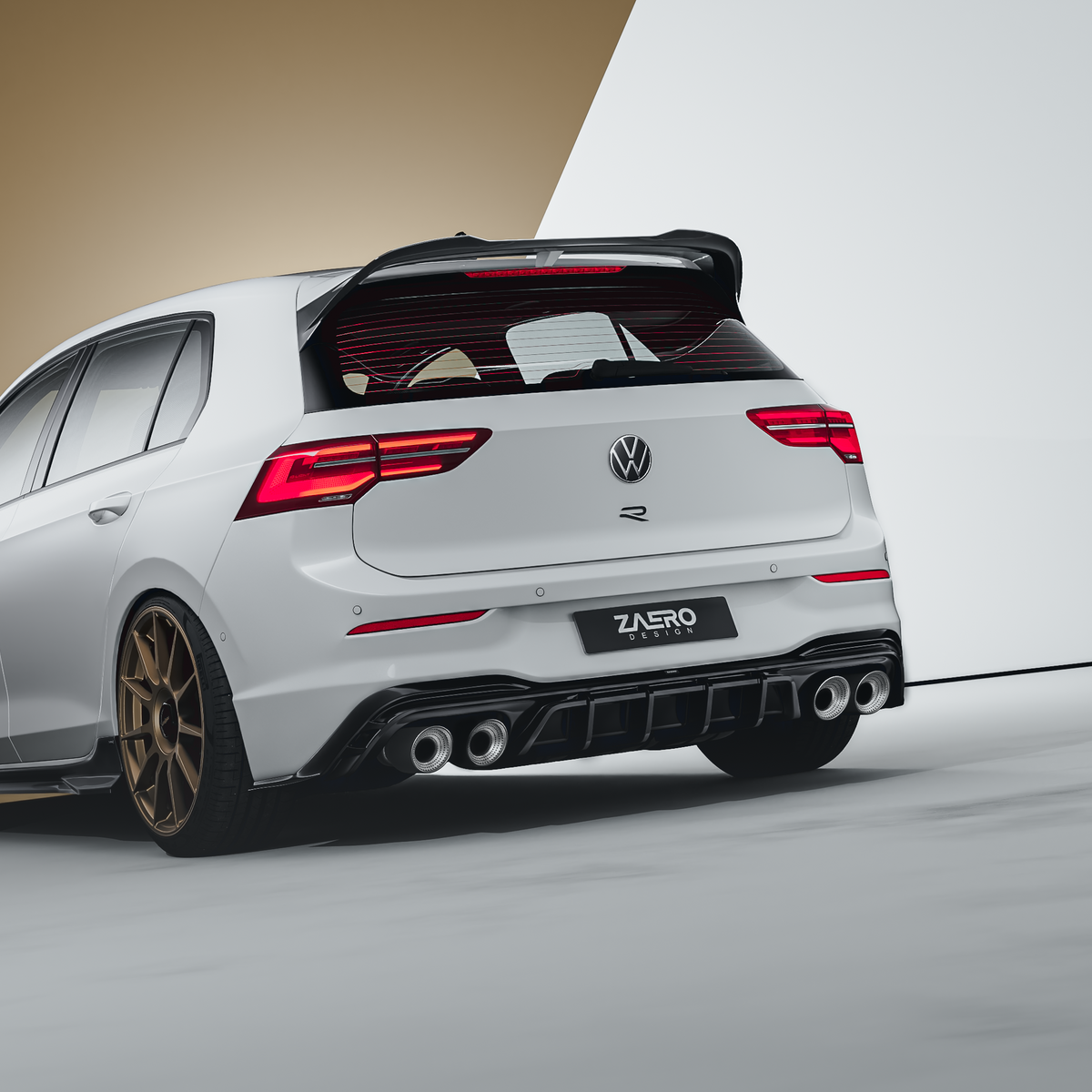Zaero Design EVO-1 Rear Spoiler for Volkswagen Golf R MK8 / MK8.5 2021+