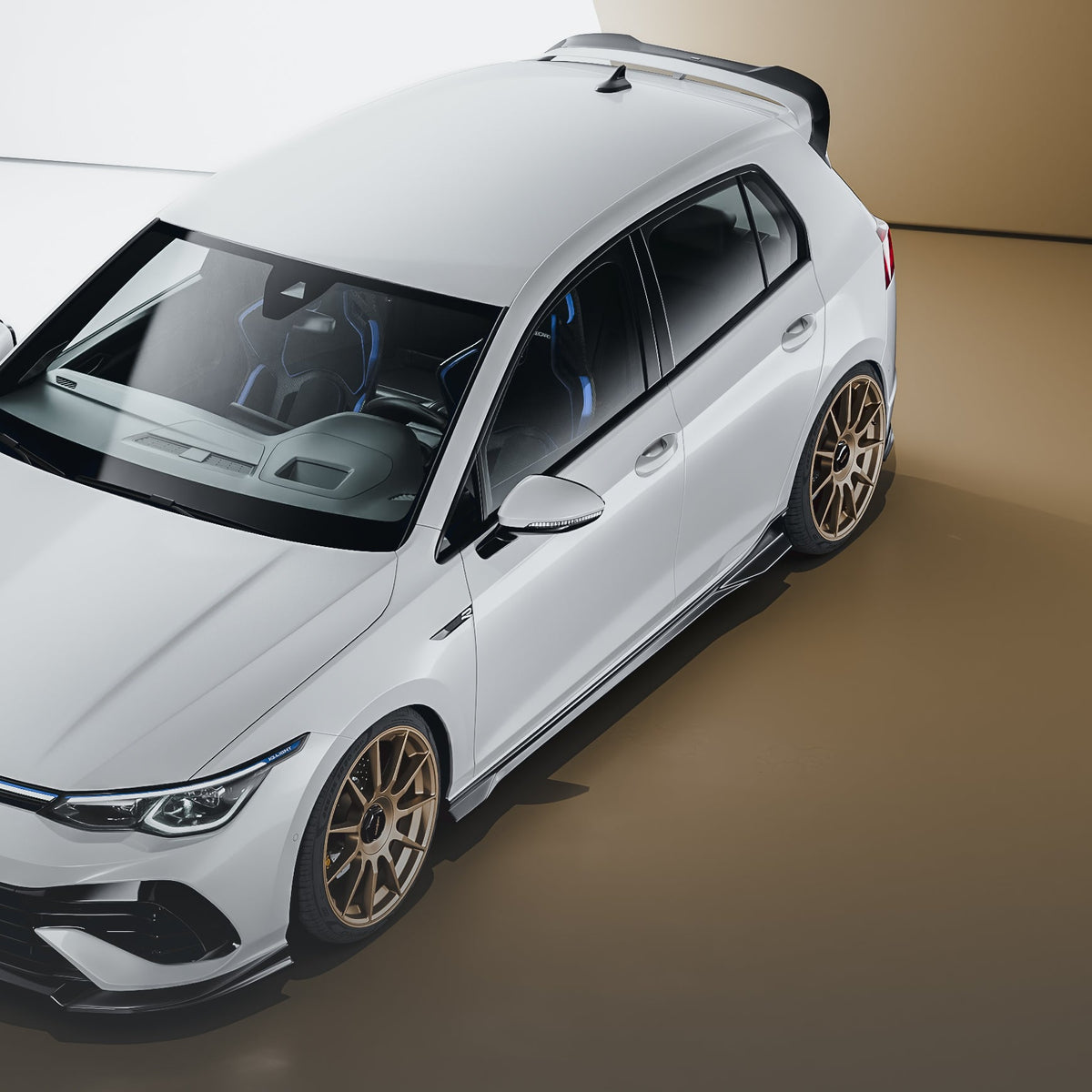Zaero Design EVO-1 Side Splitters for Volkswagen Golf TSI, GTI &amp; R MK8 / MK8.5 2021+