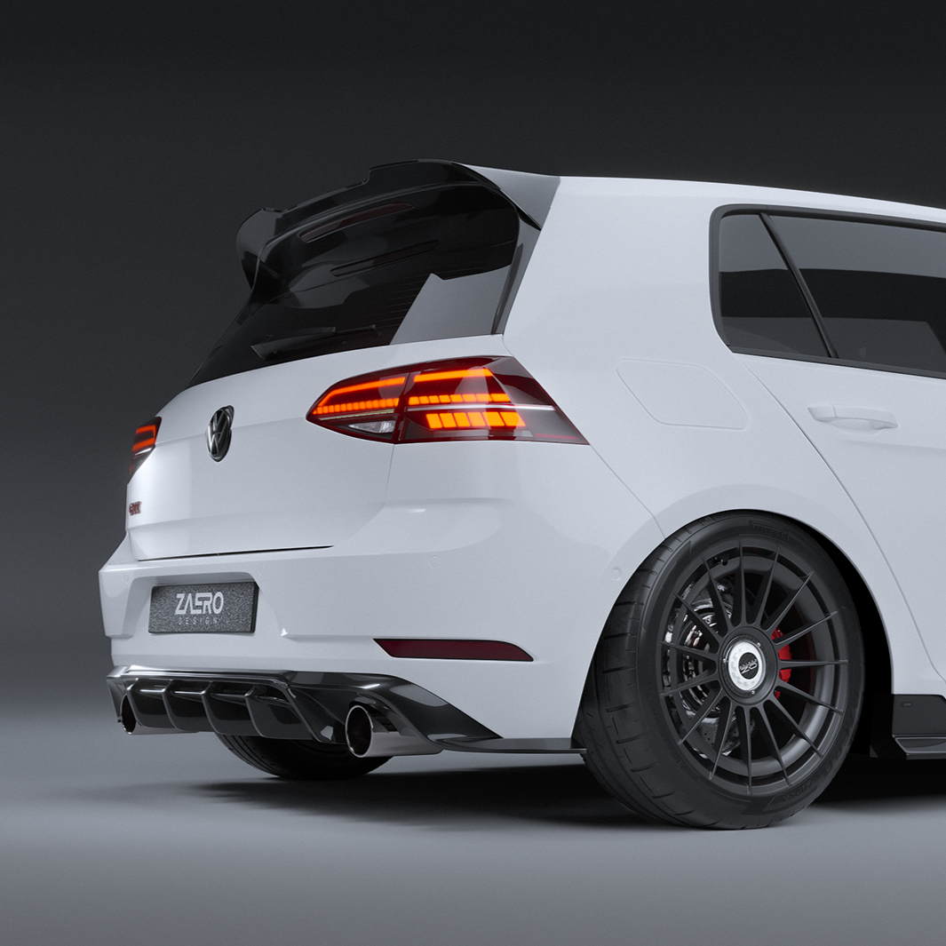 Zaero Design EVO-1 Rear Spoiler for Volkswagen Golf MK7/MK7.5 GTI & R 2014-2021
