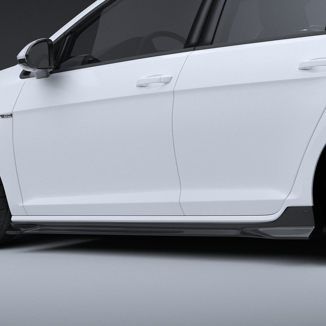 Zaero Design EVO-1 Side Splitters for Volkswagen Golf MK7/7.5 TSI, GTI & R 2014-2021