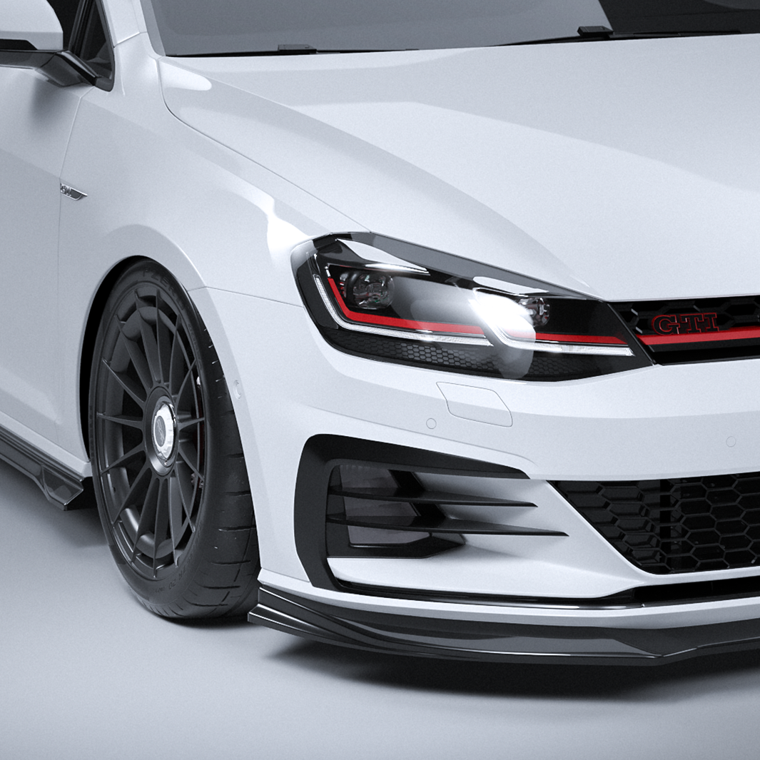 Zaero Design EVO-1 Front Lip/Splitter for Volkswagen Golf GTI MK7.5 2018-2021