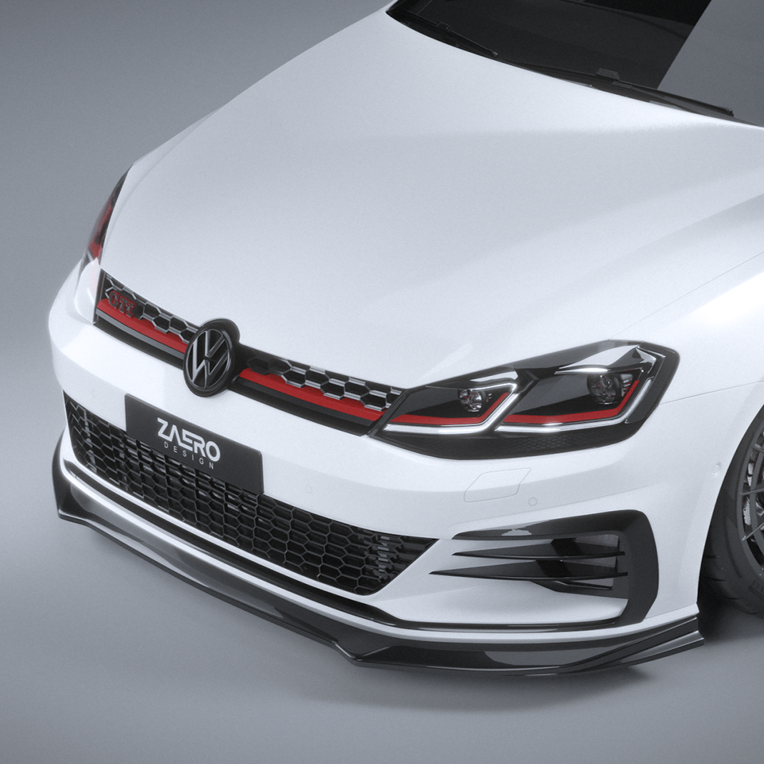 Zaero Design EVO-1 Front Lip/Splitter for Volkswagen Golf GTI MK7.5 2018-2021