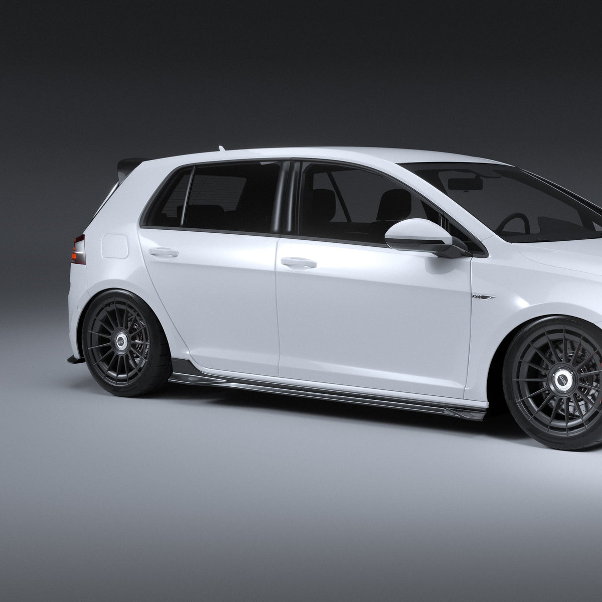 Zaero Design EVO-1 Side Splitters for Volkswagen Golf MK7/7.5 TSI, GTI &amp; R 2014-2021