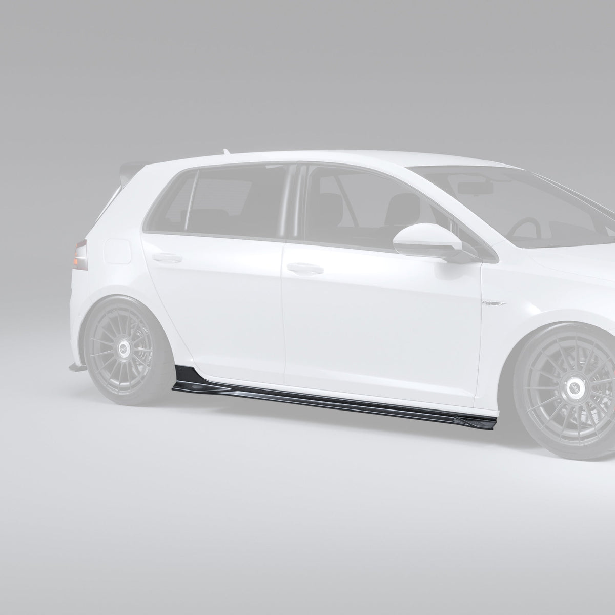 Zaero Design EVO-1 Side Splitters for Volkswagen Golf MK7/7.5 TSI, GTI &amp; R 2014-2021