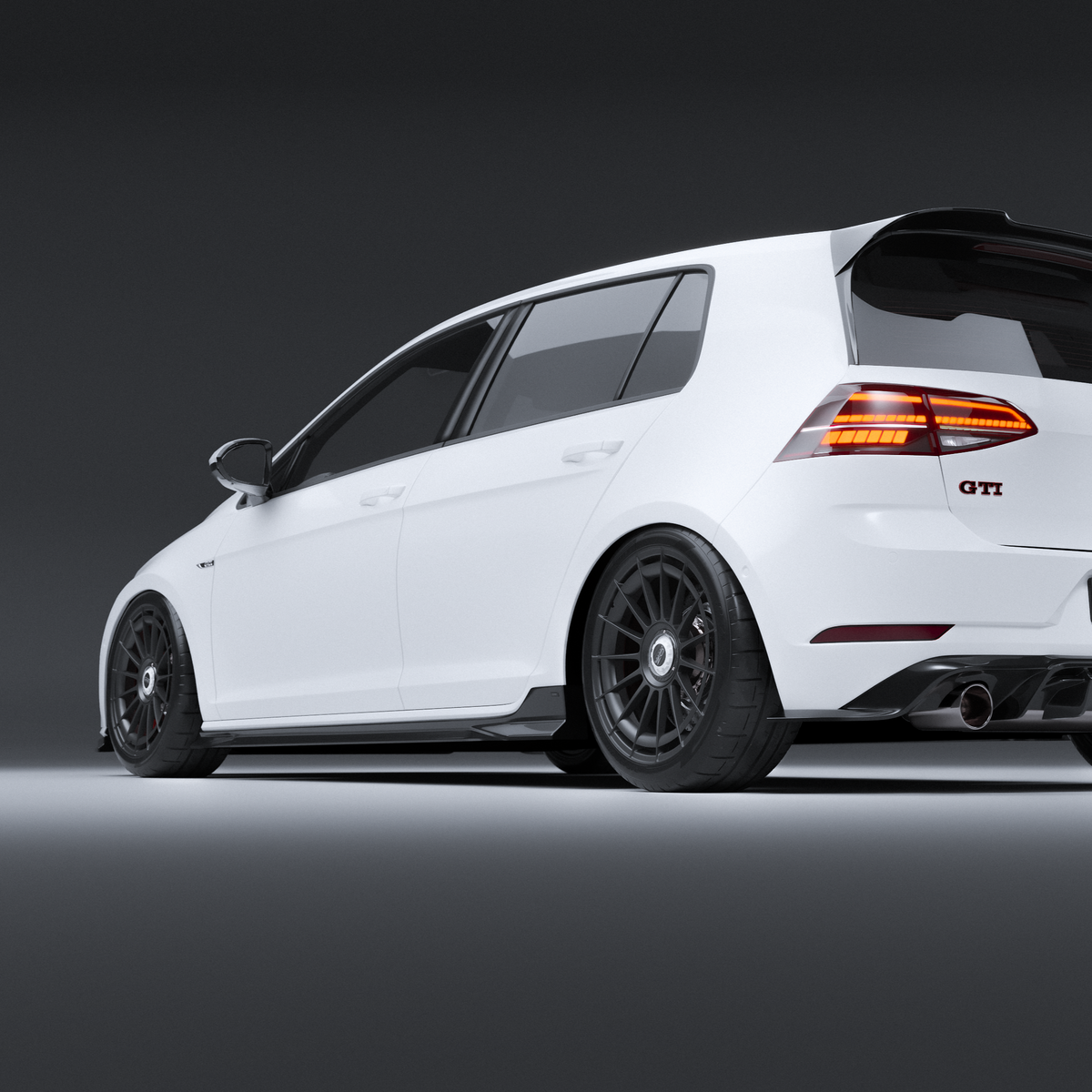 Zaero Design EVO-1 Side Splitters for Volkswagen Golf MK7/7.5 TSI, GTI &amp; R 2014-2021