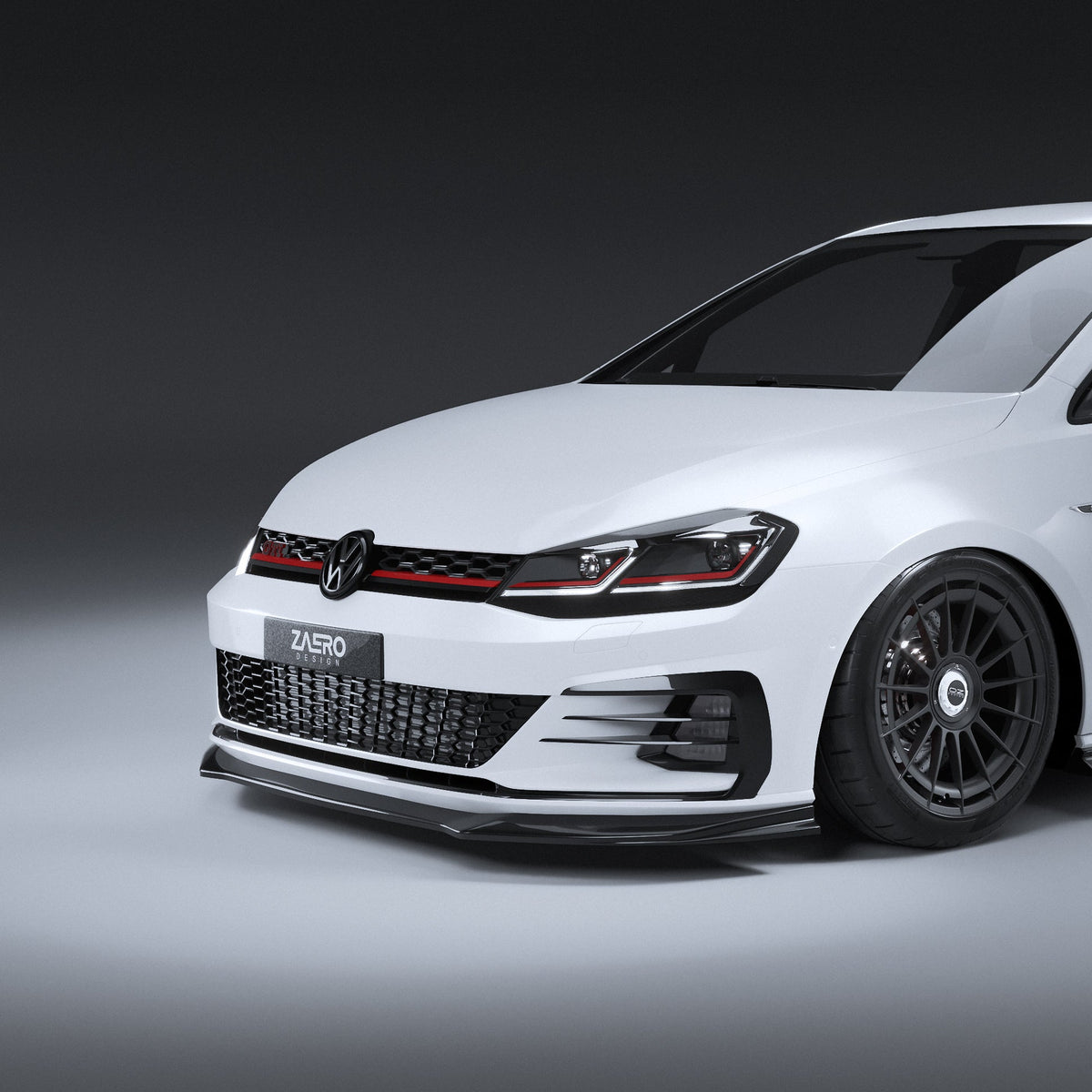 Zaero Design EVO-1 Front Lip/Splitter for Volkswagen Golf GTI MK7.5 2018-2021