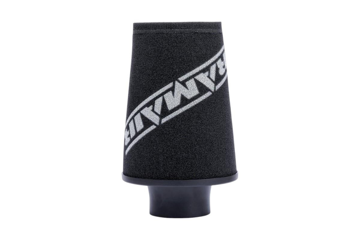 RamAir SmallFoam Air Filter Aluminium Base 80mm OD Black - JS-107L-BK