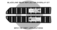 Goldenwrench Supply BMW M2 2023+ (G87) BLACKLINE Rear Reflector Overlay Kit