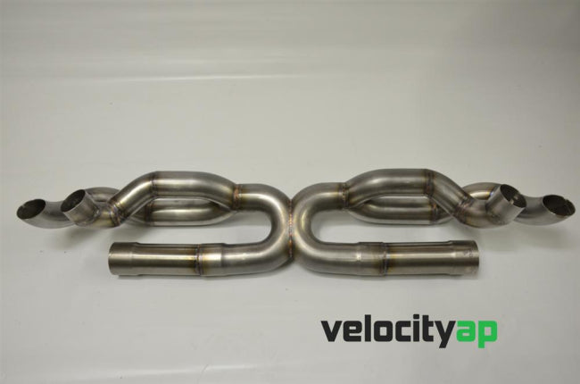VelocityAP Porsche 991 Carrera X-Pipe Muffler Delete Non-Sport Ex