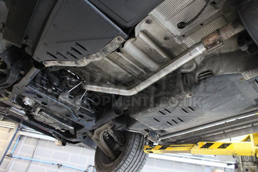 Darkside 2.5" Stainless De-Cat Downpipe for VW Transporter T5 2.5 TDI AXE / AXD