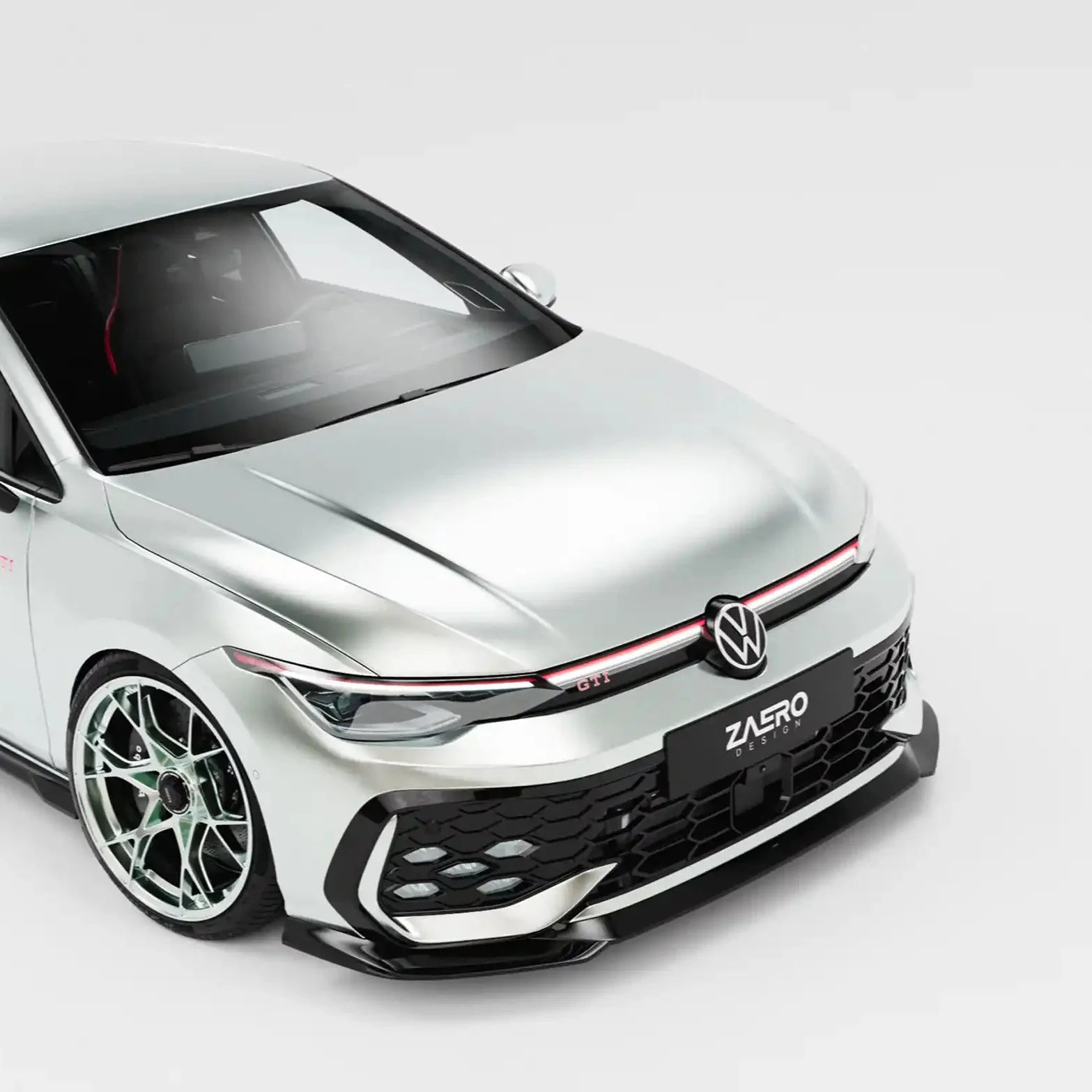 Zaero Design EVO-1 Front Lip for Volkswagen Golf GTI MK8.5 2025+