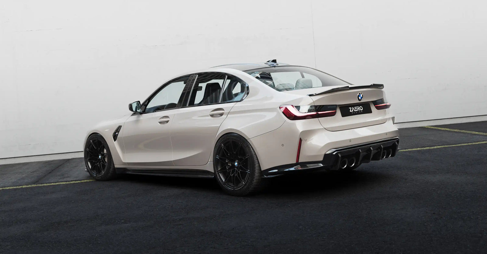 Zaero Design EVO-S Diffuser Extensions for BMW M3 G80 G81 2021+