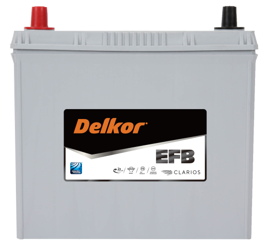 Delkor SN55B24REFB Stop-Start EFB Battery - 500CCA 58Ah - Image 1