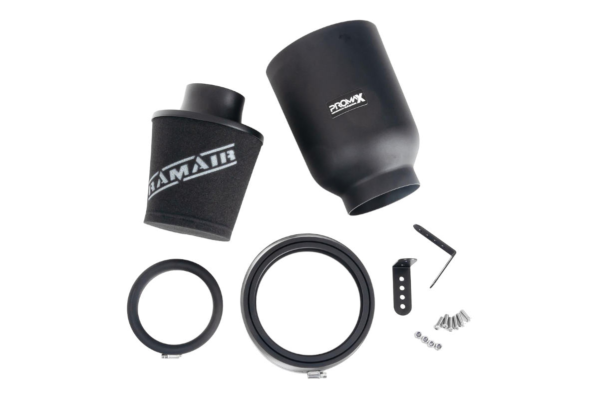 Ramair Universal Black Enclosed Intake Air Filter 80mm - PML-80-FR-102