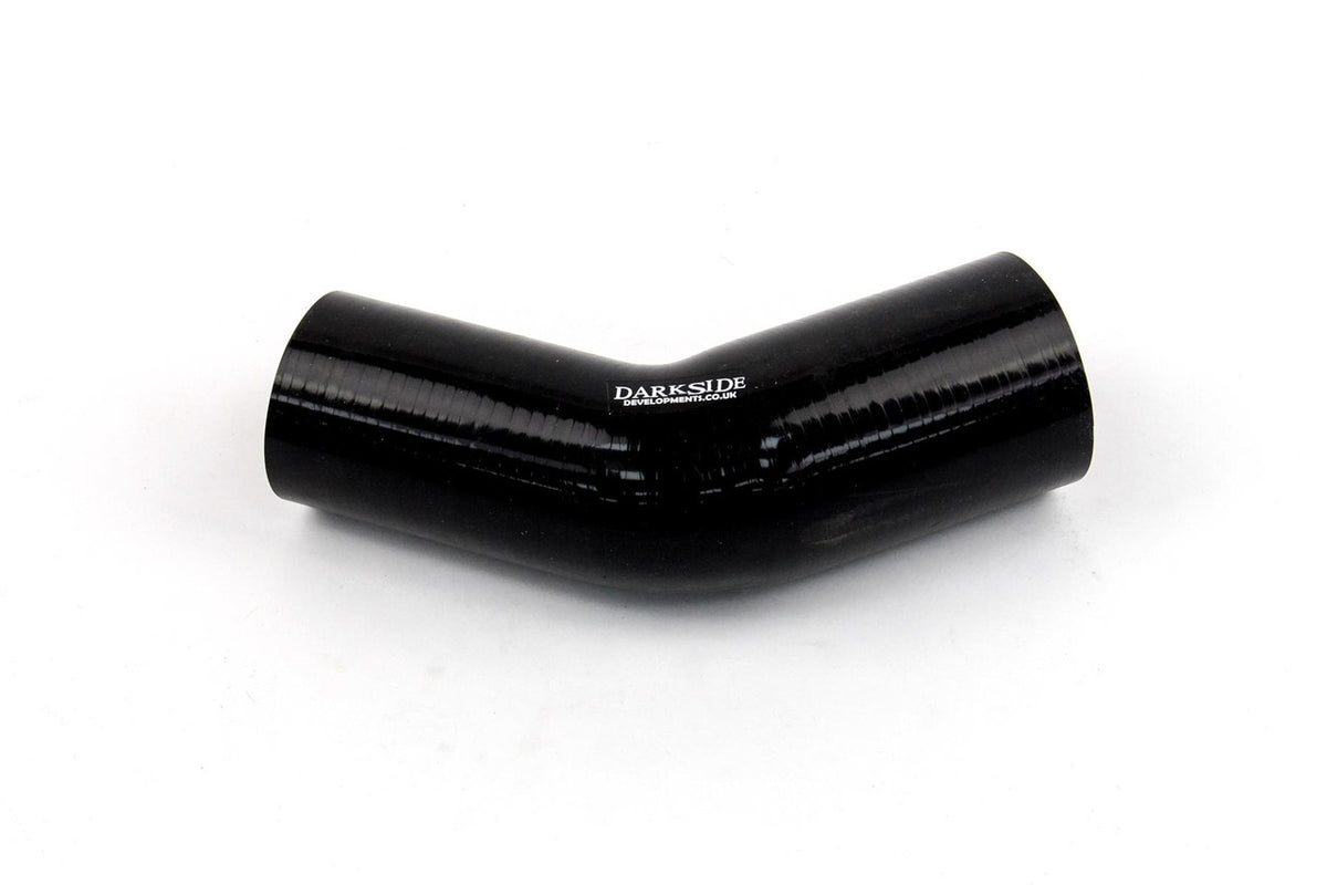 Darkside 63mm - 51mm (2.5" - 2.0") Reducing 45 degree Silicone Boost Hose
