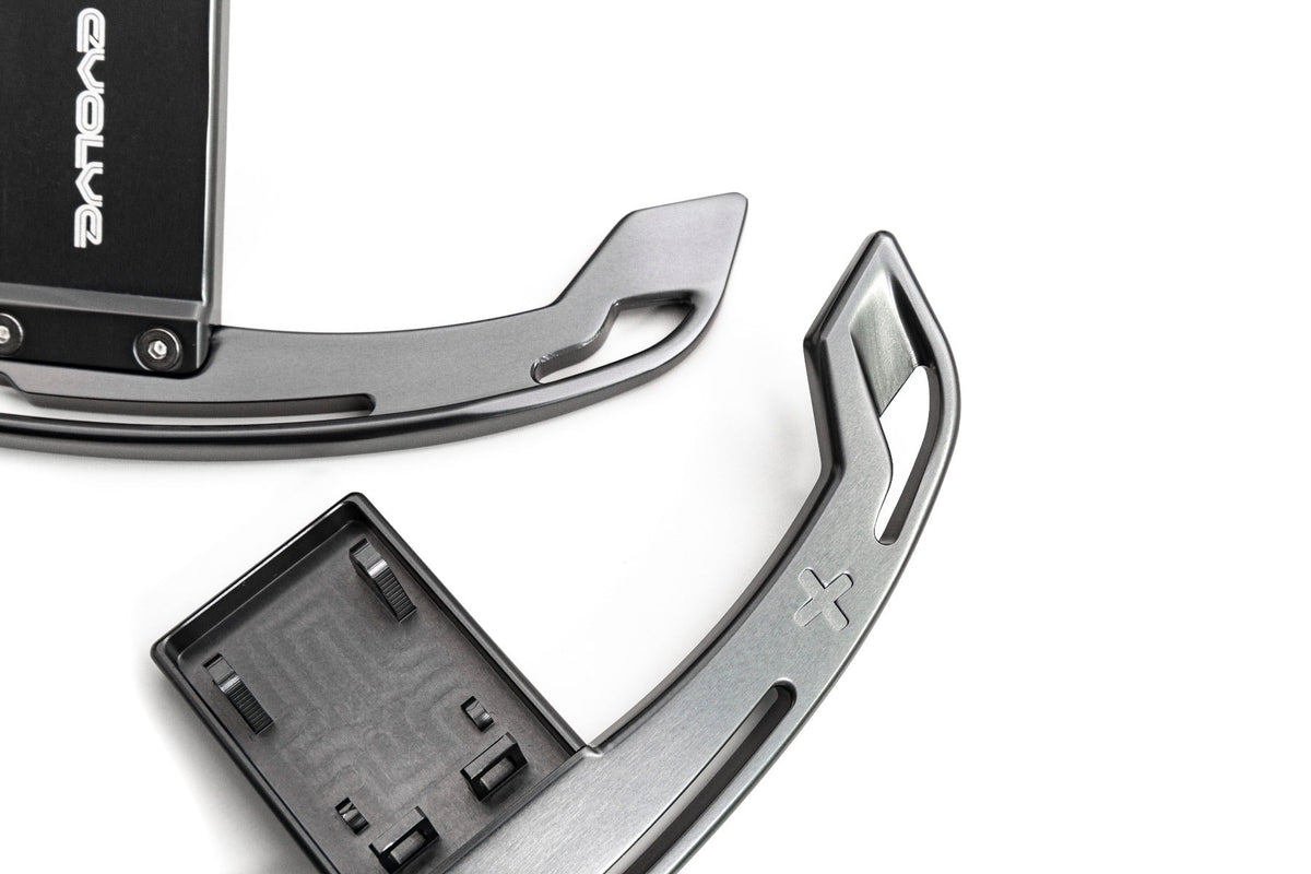 Evolve Aluminium Billet Gear Shift Paddle Set - BMW F Series (Gen 1 &amp; 2 Steering Wheel) - Evolve Automotive