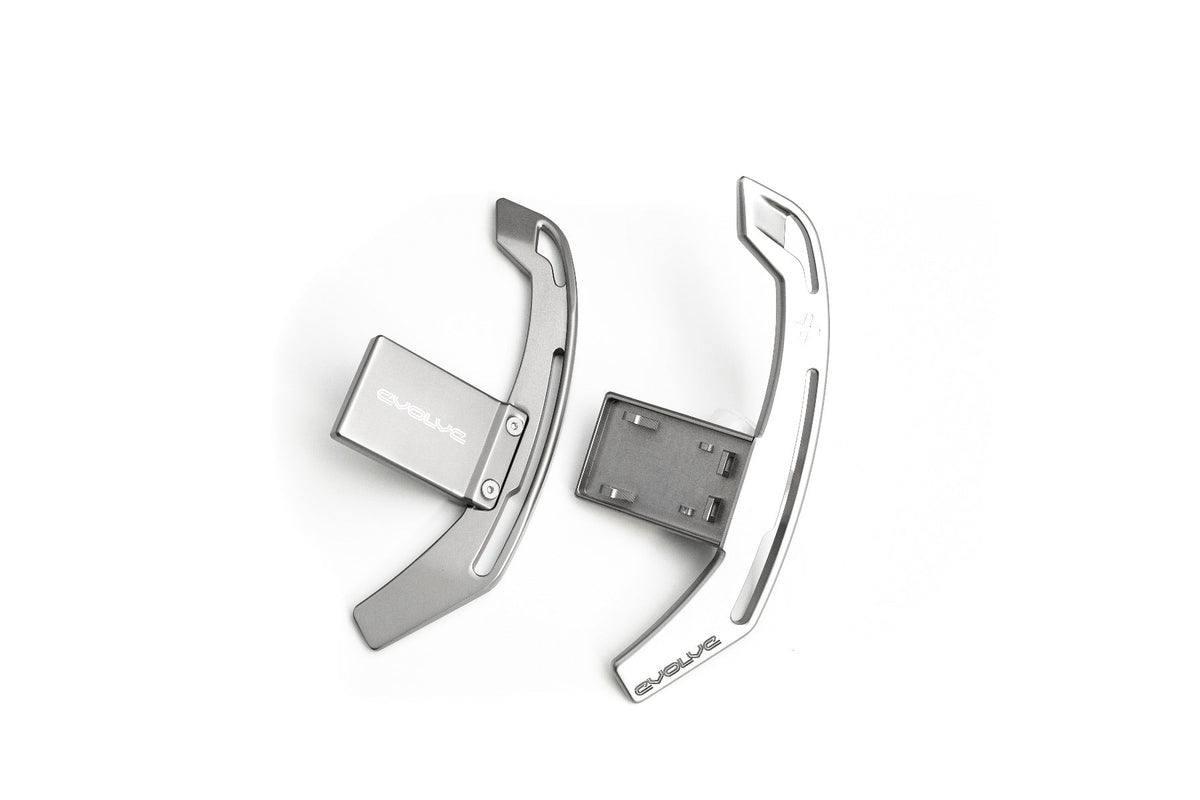 Evolve Aluminium Billet Gear Shift Paddle Set - BMW F Series (Gen 1 &amp; 2 Steering Wheel) - Evolve Automotive