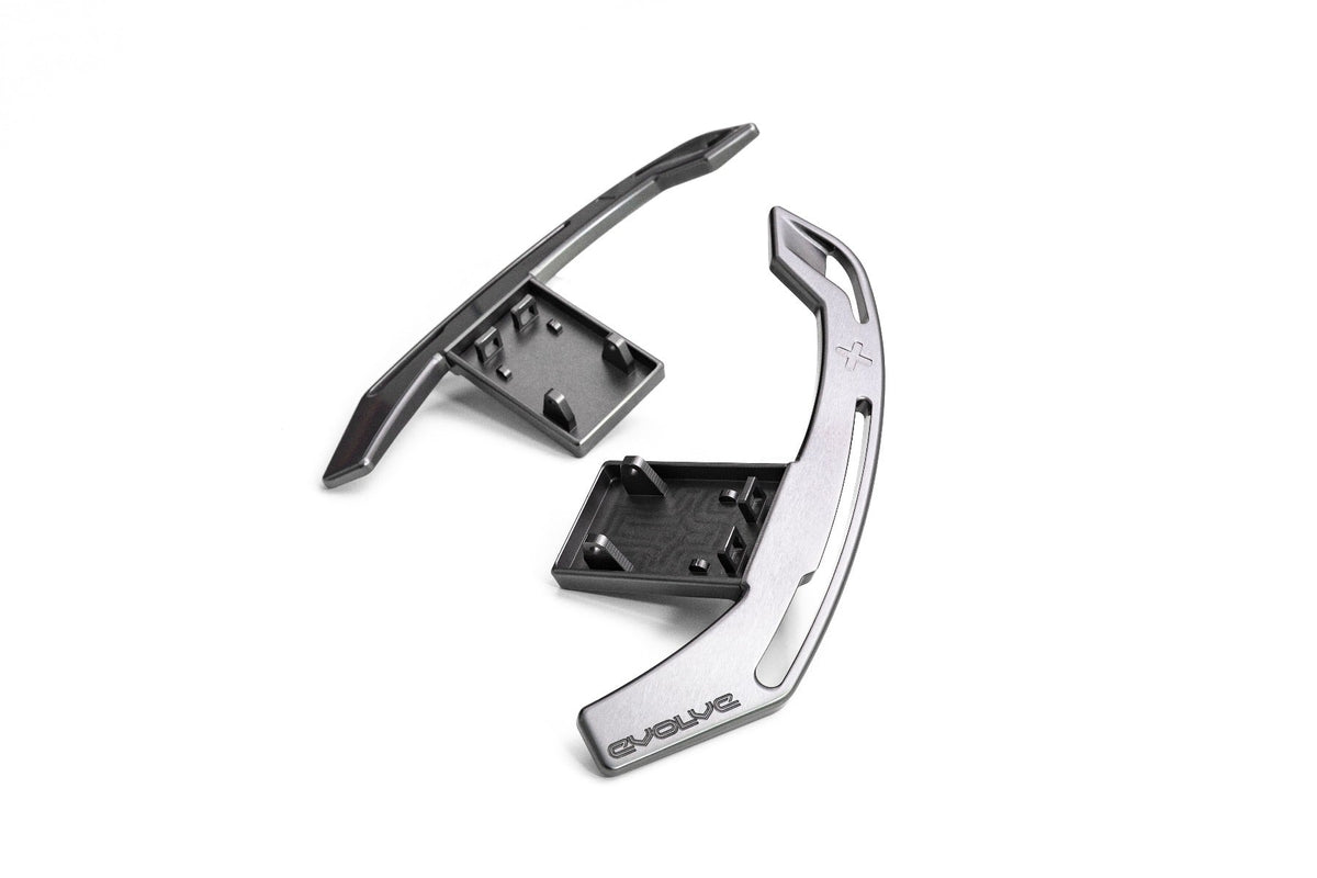 Evolve Aluminium Billet Gear Shift Paddle Set - BMW F Series (Gen 1 &amp; 2 Steering Wheel) - Evolve Automotive