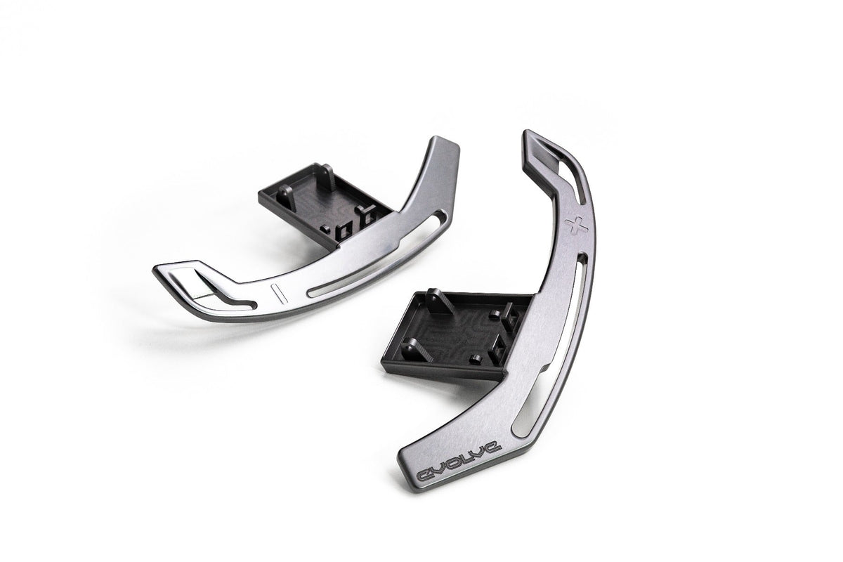 Evolve Aluminium Billet Gear Shift Paddle Set - BMW F Series (Gen 1 &amp; 2 Steering Wheel) - Evolve Automotive