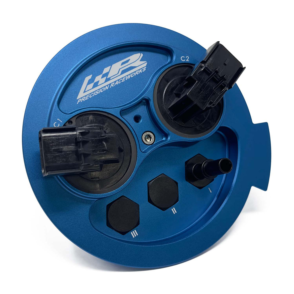 Precision Raceworks G-Series BMW &amp; Supra A9x Billet Fuel Pump Top Hat