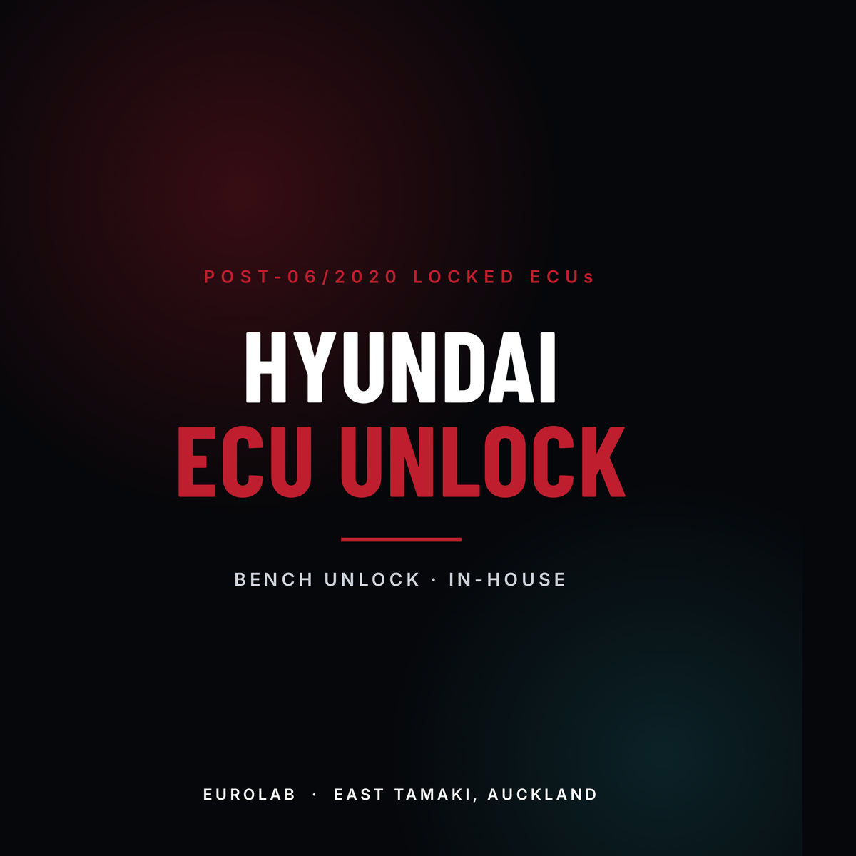 Hyundai ECU unlock service at EuroLab, East Tamaki, Auckland