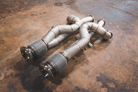 Valvetronic Lamborghini Aventador / S / SV / SVJ Free Flow Front Pipes - Equal Length
