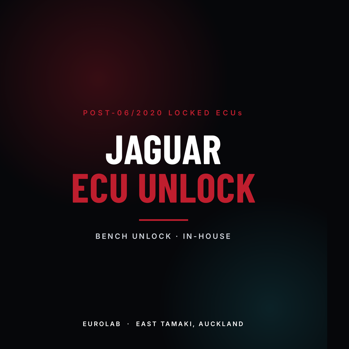 Jaguar ECU unlock service at EuroLab, East Tamaki, Auckland