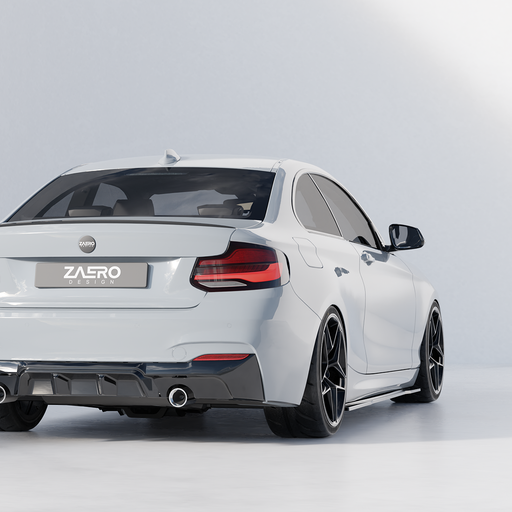 Zaero Design EVO-1 Side Splitter for BMW 1 Series F20 2012-2019 / 2 Series F22 2014-2021