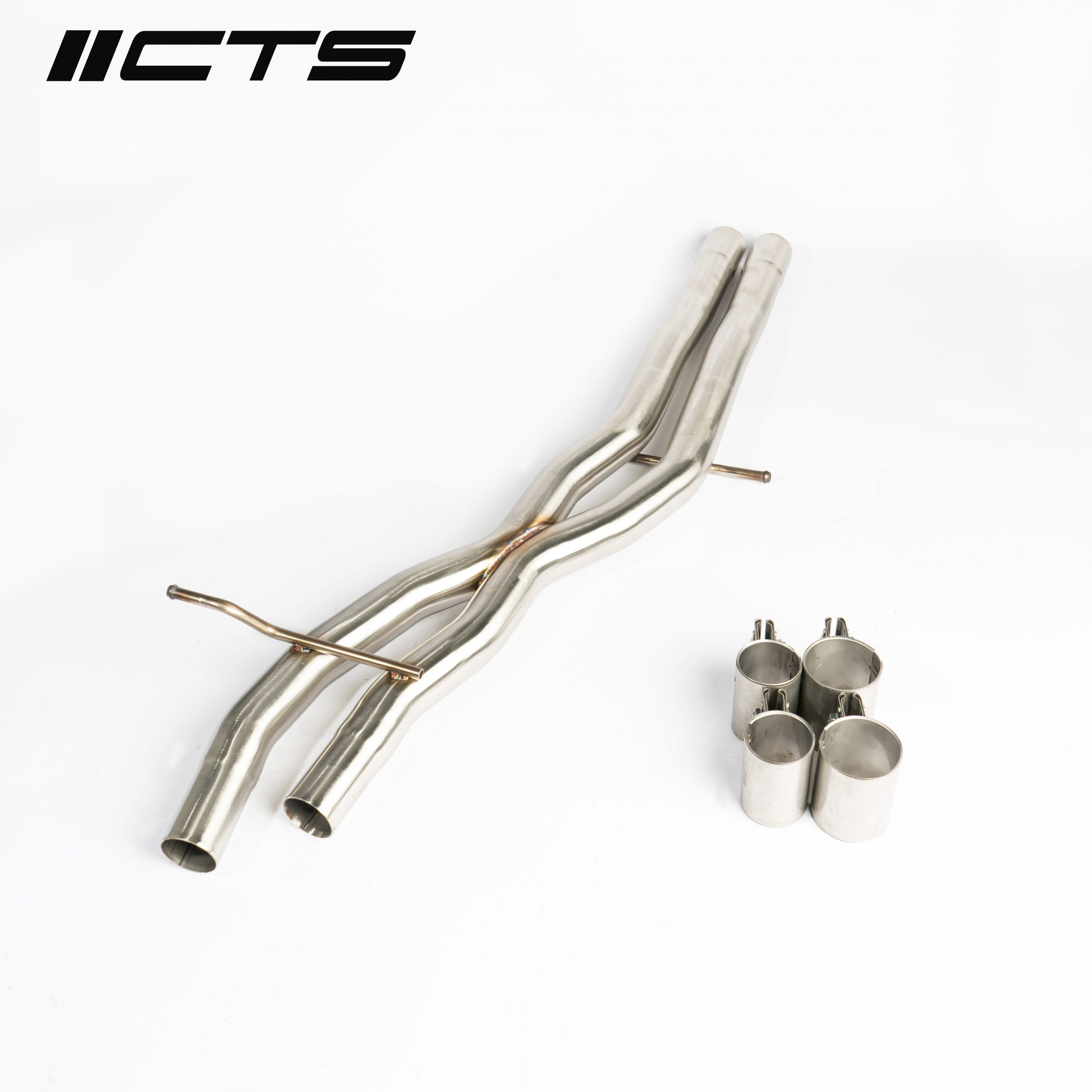CTS Turbo Resonator Delete Kit - B9 Audi S4 3.0T