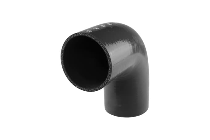 Turbosmart Silicon 90 Degree Hose Elbow 3.50" (Black) - Image 1