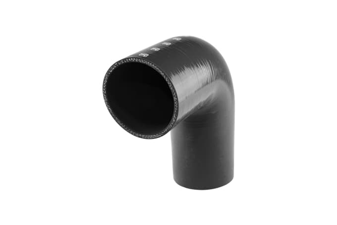 Turbosmart Silicon 90 Degree Hose Elbow 3.00" (Black) - Image 1