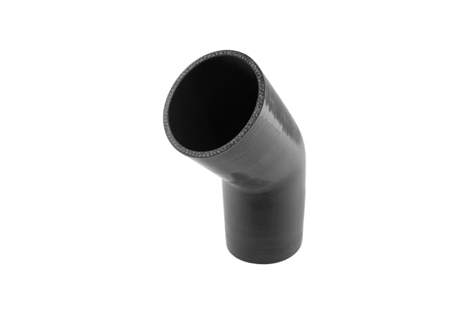 Turbosmart Silicon 45 Degree Silicon Hose Elbow 3.50" Black) - Image 1