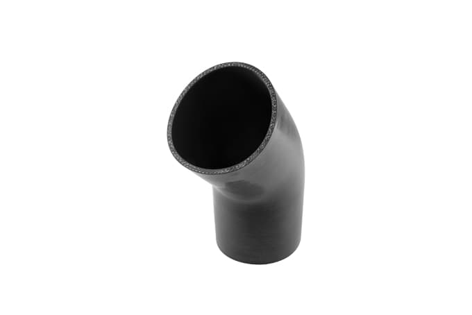 Turbosmart Silicon 45 Degree Silicon Hose Elbow 4.00" (Black) - Image 1