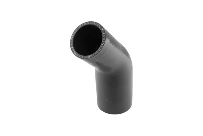 Turbosmart Silicon 45 Degree Reducer Elbow 2.00–2.50" (Black) - Image 1