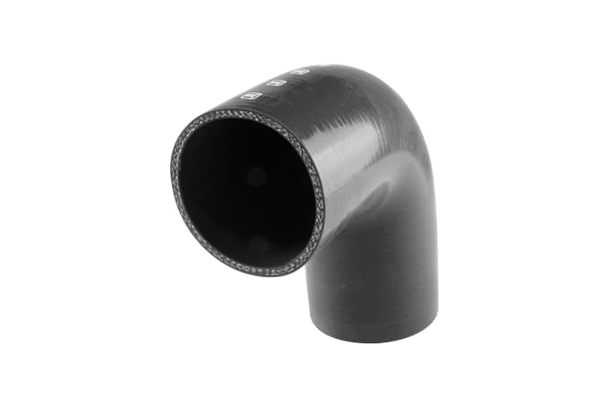 Turbosmart Silicon 90 Degree Reducer Elbow 2.75–3.00" (Black) - Image 1
