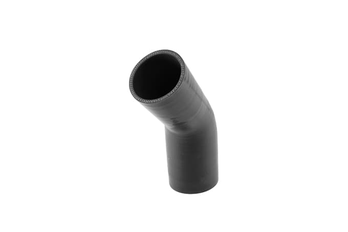 Turbosmart Silicon 45 Degree Reducer Elbow 2.50–3.00"(Black) - Image 1