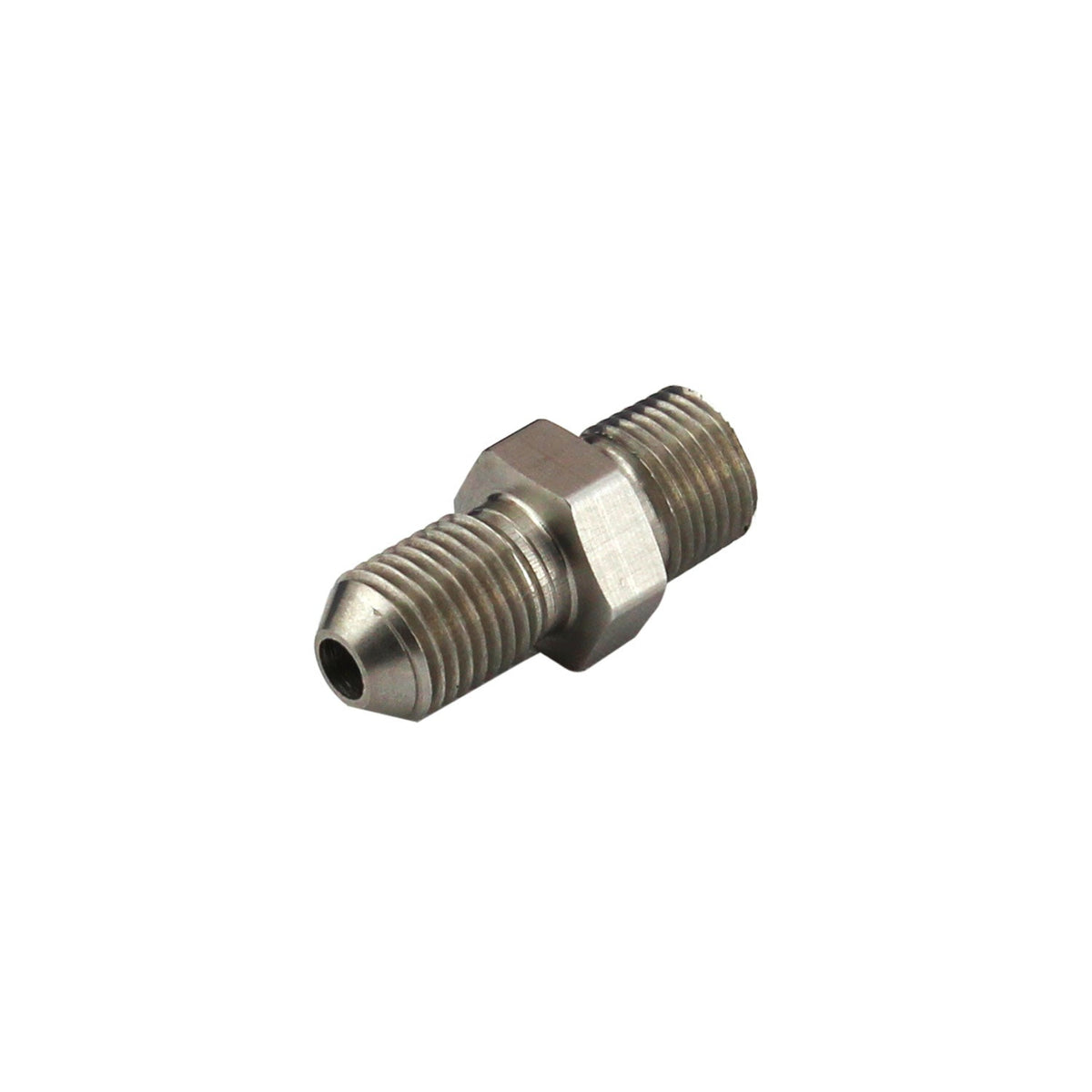 Turbosmart 1/8" NPT to -3AN male - SS - Image 1