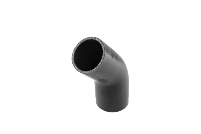 Turbosmart Silicon 45 Degree Reducer Elbow 2.25–2.50" (Black) - Image 1