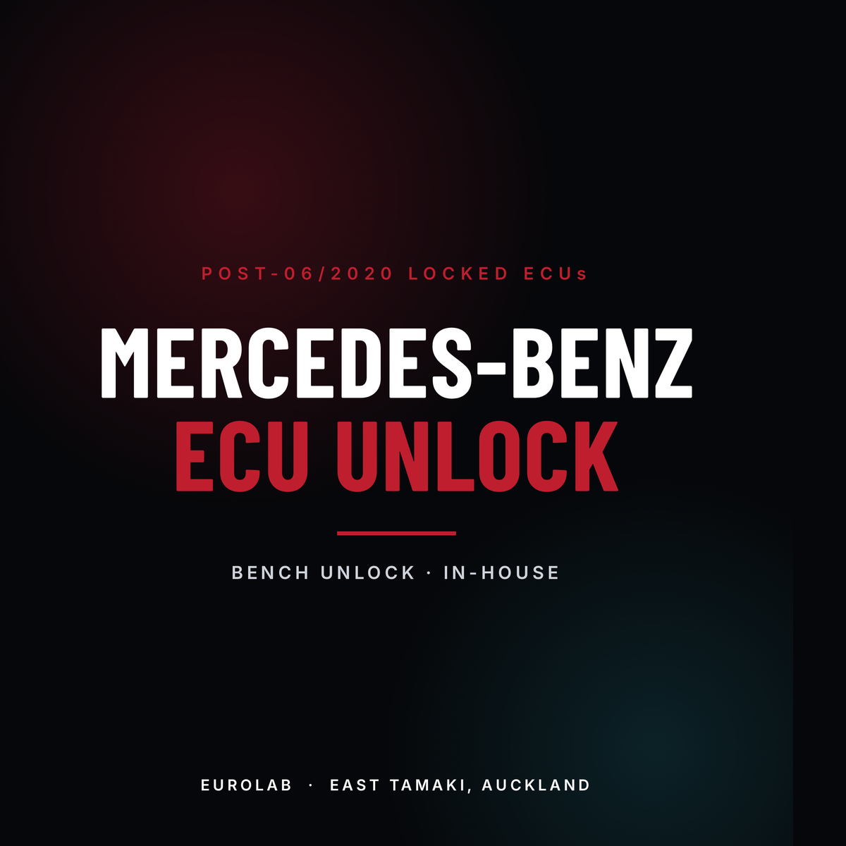 Mercedes-Benz ECU unlock service at EuroLab, East Tamaki, Auckland