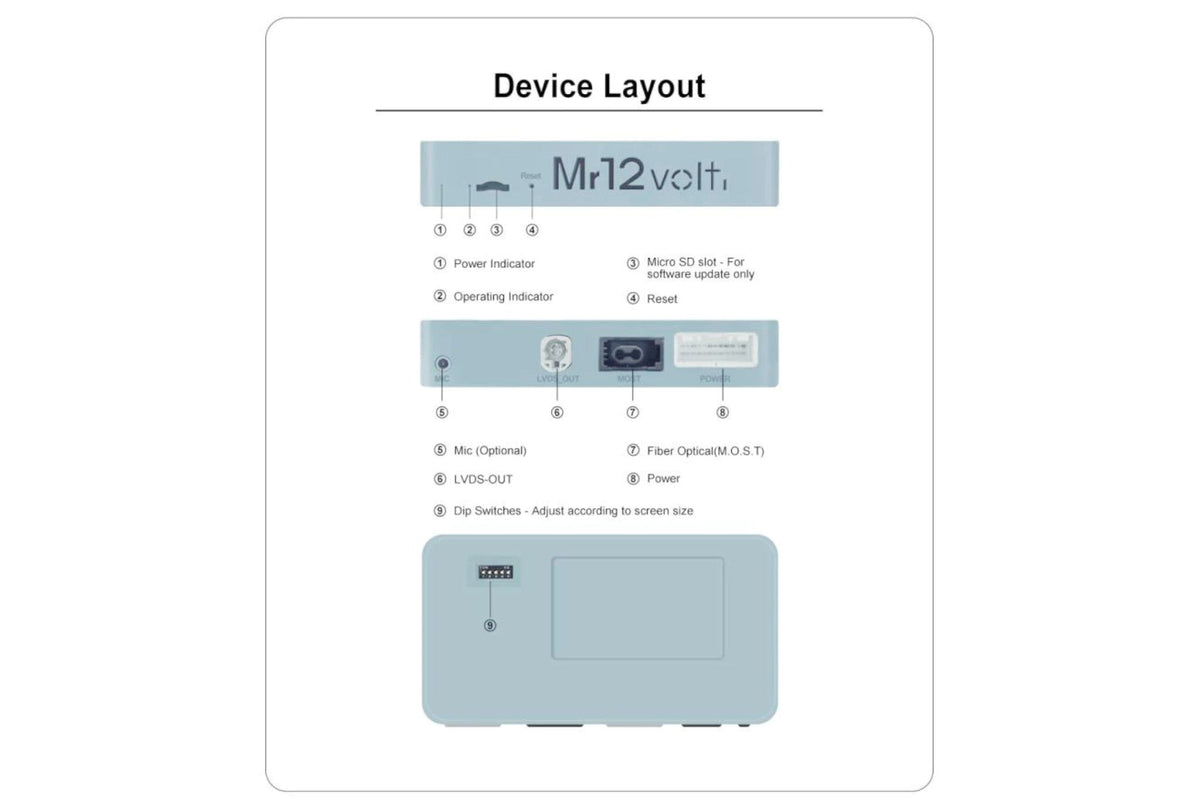 Mr 12Volt MOST Bus BMW CIC CarPlay &amp; AA Interface with OEM microphone support - BMW E8X 1 Series | E9X 3 Series | E6X 5 series - Evolve Automotive