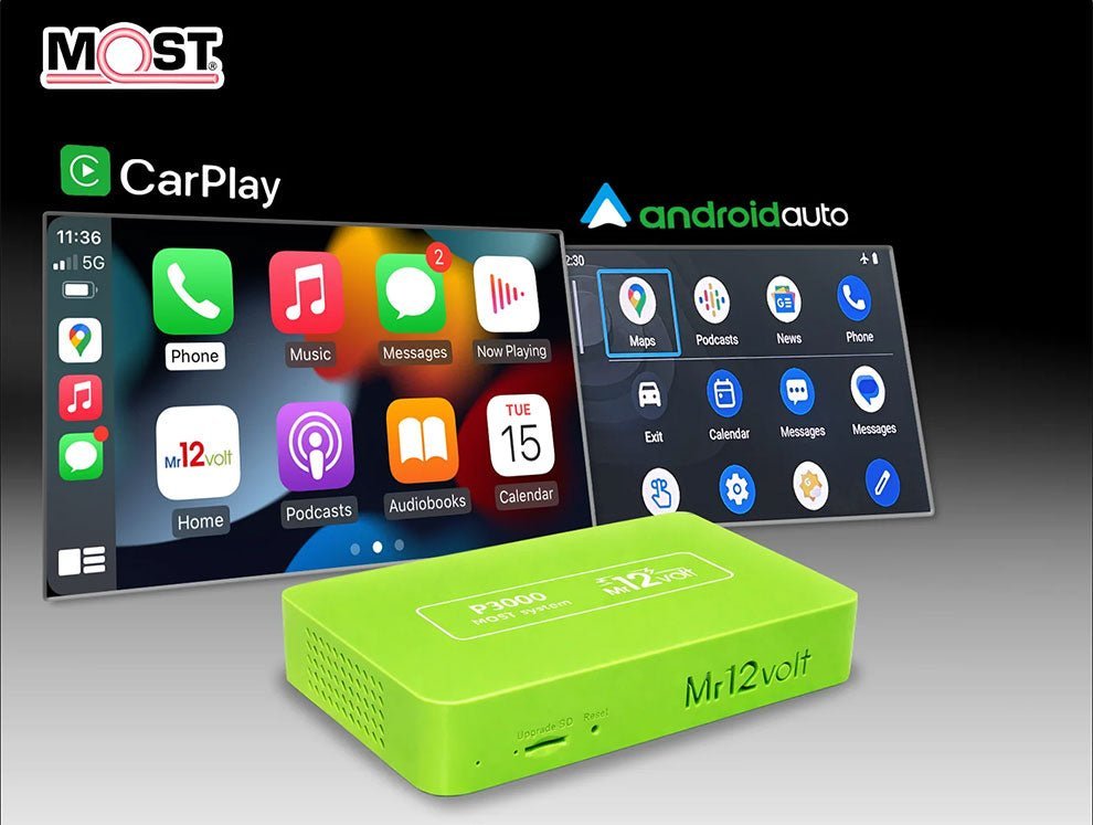 Mr12Volt Range Rover L405/L494/L320 Wireless CarPlay & Android Auto MOST Interface