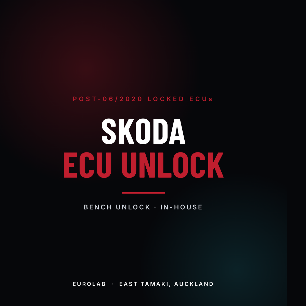 Skoda ECU unlock service at EuroLab, East Tamaki, Auckland