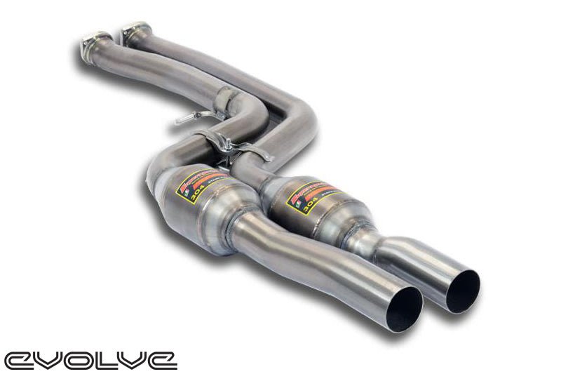 Supersprint Front Pipes With Metallic Catalytic Converter - BMW 3 Series F80 M3 | 4 Series F82/F83 M4 - Evolve Automotive